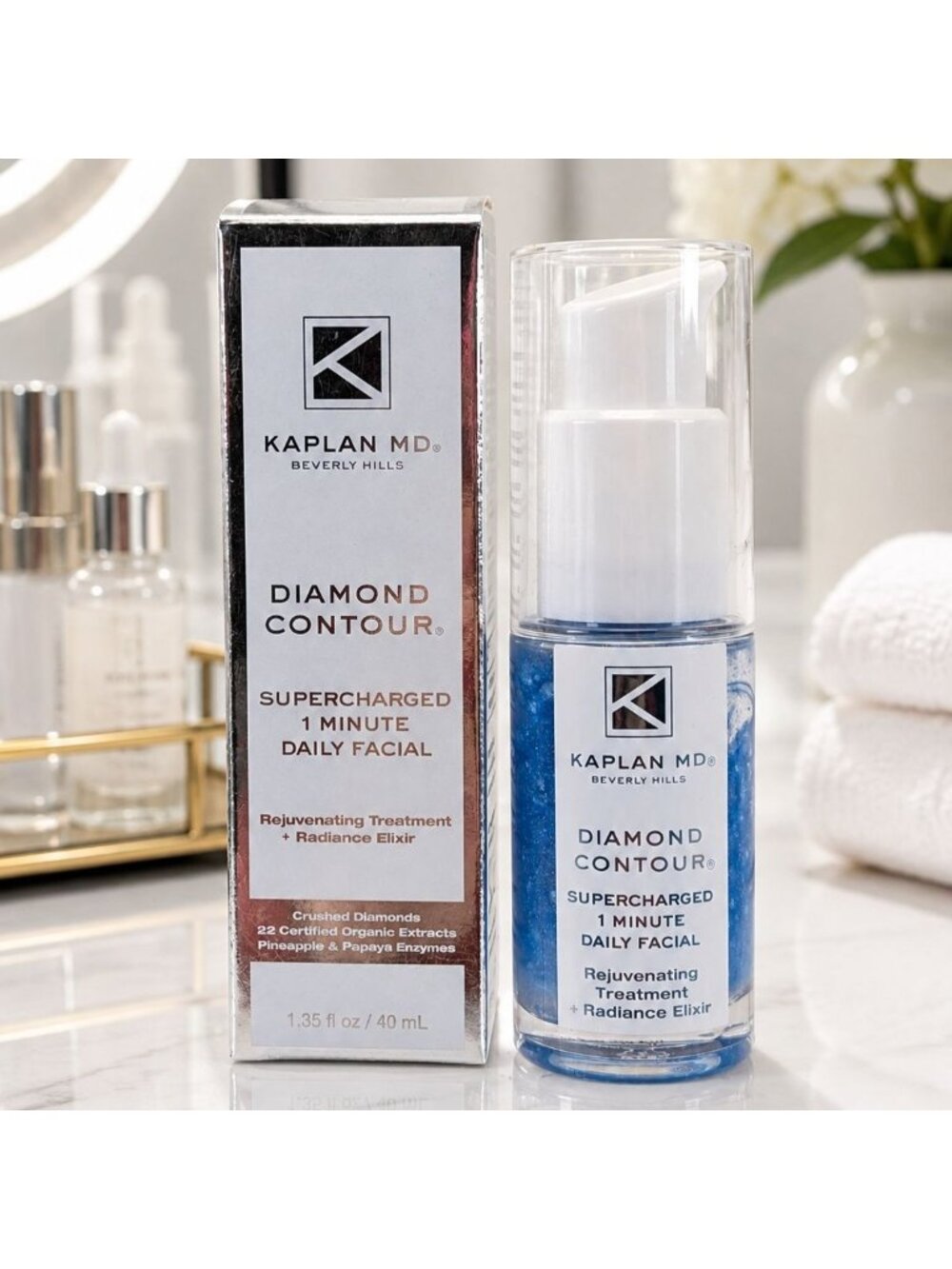 Kaplan MD Diamond Contour Supercharged 1 Minute Daily Facial 1.35 oz 40 mL